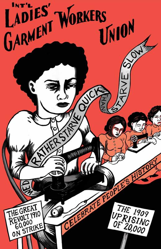Int’l Ladies’ Garment Workers Union poster