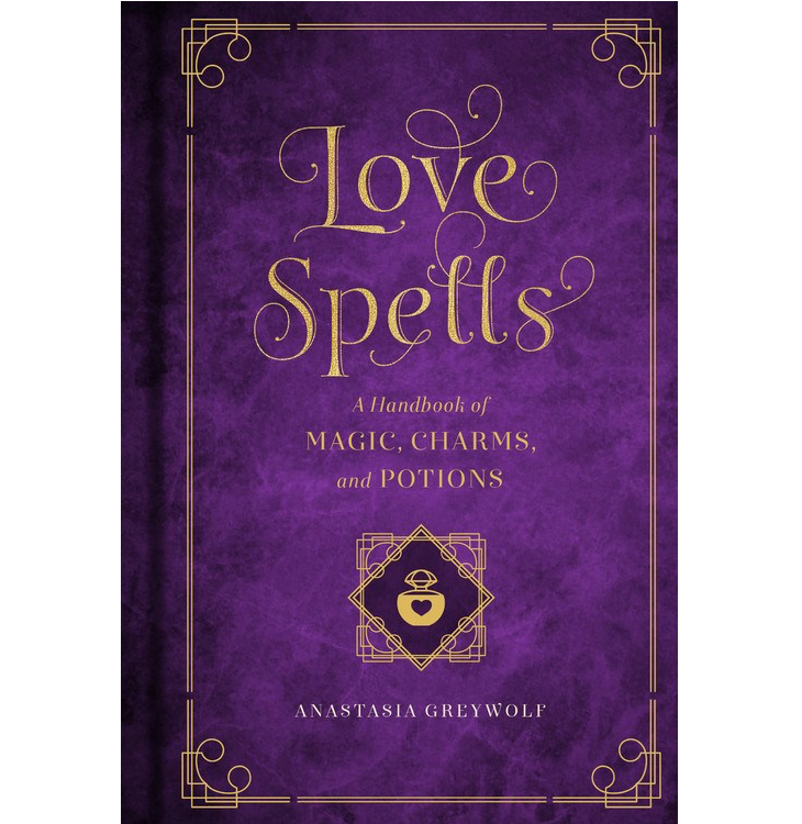 Purple cover with gold font