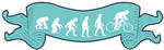 Evolution Bicycle enamel pin