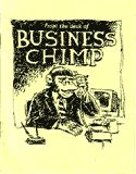 Business Chimp zine, from the desk of