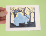 Riding Out the Bumps greeting card
