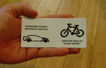 Sticker #303: Saves Money, Creates Health