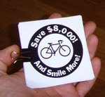 Sticker #288: Save $8,000 and smile more