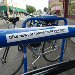 Sticker #337: Bike Now, or Forever Hold Your Keys
