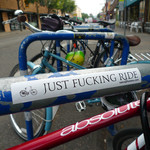 Sticker #349: Just Fucking Ride