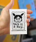 Sticker #280: This Is A Boy