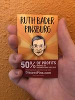Ruth Bader Pinsburg Enamel Pin