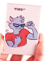 Fire! River Magnet