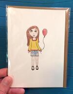 Watercolor Whippersnappers card - Kendra