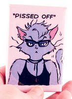 Pissed Off River Magnet
